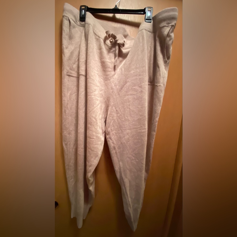 NWT J. Crew women’s plus size 100% cashmere joggers size 3X